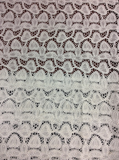 FY-0104 WATER SOLUBLE LACE FABRIC  