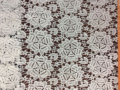 FY-0106 WATER SOLUBLE LACE FABRIC    