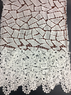FY-0110 WATER SOLUBLE LACE FABRIC       