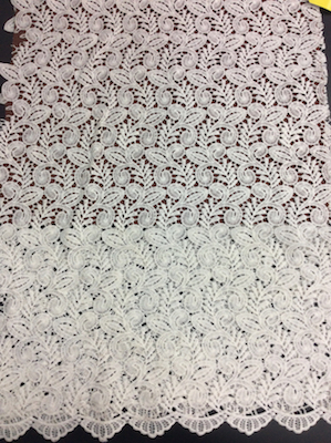 FY-0111 WATER SOLUBLE LACE FABRIC        